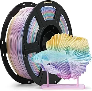 Flashforge FLASHFORGE Silk PLA Filament, 3D Printer Filament 1kg (2.2lbs) Spool, Smooth and Silky Texture 3D Printing Filament, Dimensional Accuracy +/-