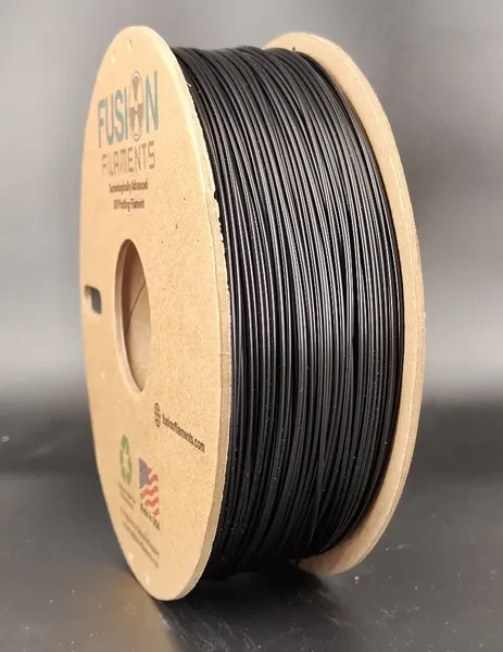 Fusion Filaments 1KG ABS Gloss Filament - Carbon Rod Black