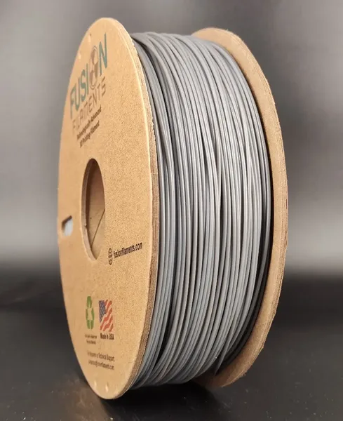 Fusion Filaments 1KG ABS Gloss Filament - Mushroom Cloud Grey