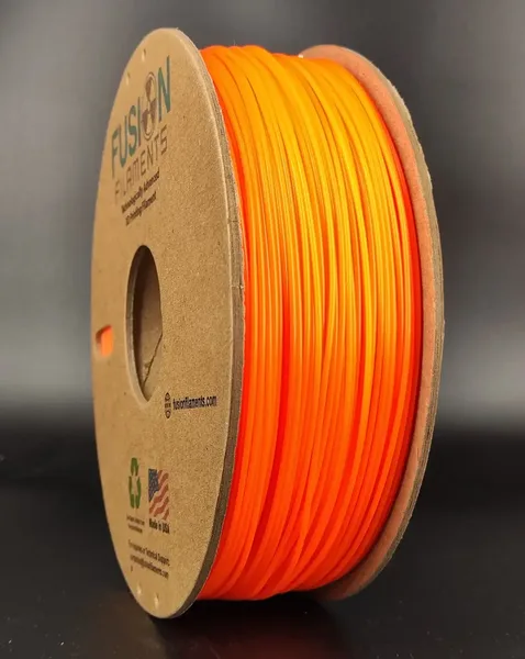 Fusion Filaments 1KG ABS Gloss Filament - Radioactive Orange