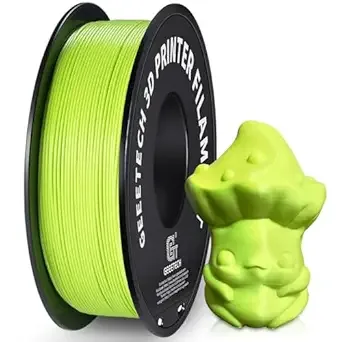 Geeetech Geeetech PLA 3D Printer Filament, 1kg Spool (2.2lbs), Upgrade Tidy Winding Tangle-Free, Dimensional Accuracy +/-, Apple Green