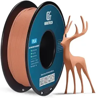 Geeetech GEEETECH Matte PLA Filament, Orange PLA Matte 3D Printer Filament 1kg Spool (2.2lbs), Dimensional Accuracy +/-, 1.75 PLA Filament Matte 3D Printing Filament