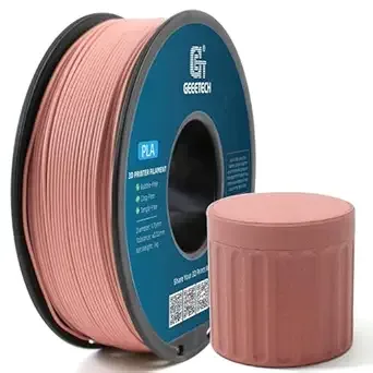 Geeetech GEEETECH Matte PLA Filament, Terracotta PLA Matte 3D Printer Filament 1kg Spool (2.2lbs), Dimensional Accuracy +/-, 1.75 PLA Filament Matte 3D Printing Filament