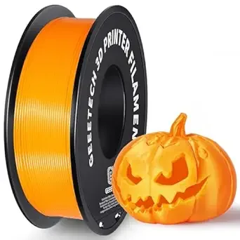 Geeetech Geeetech Orange PLA 3D Printer Filament, PLA 3D Printer Filament 1kg Spool(2.2lbs) Dimensional Accuracy +/-, 3D Printing Filament Fits for Most FDM 3D Printers