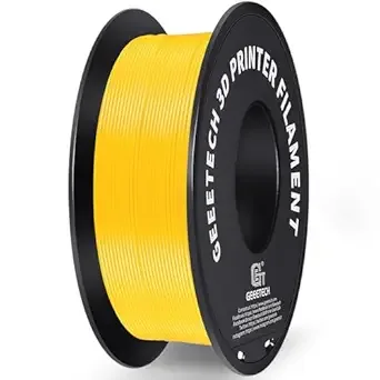 Geeetech Geeetech Yellow PLA Filament, 3D Printer Filament Dimensional Accuracy +/-, Upgrade Tidy Winding Tangle-Free, 1kg Spool(2.2lbs) Fit Most FDM 3D Printers