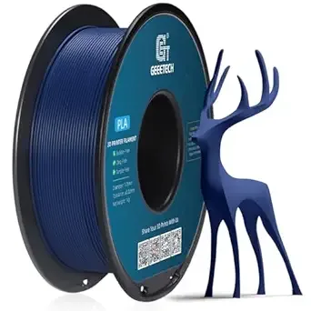 Geeetech GEEETECH Matte PLA Filament, Navy Blue PLA Matte 3D Printer Filament 1kg Spool (2.2lbs), Dimensional Accuracy +/-, 1.75 PLA Filament Matte 3D Printing Filament