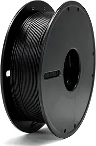 Geeetech GEEETECH PLA Filament, 0.5kg/500g Spool (1.1 LBS), Dimensional Accuracy ± 3D Printer Filament, Low Warping & High-Speed Printing, Fits Most FDM 3D Printers (Black)