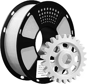 Geeetech Geeetech ASA Filament, 1kg (2.2lbs) Spool, Premium UV & Weather Resistant 3D Printer Filament, Dimensional Accuracy ±, Perfect for Outdoor Functional Parts (White)