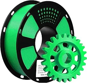 Geeetech Geeetech ASA Filament, Premium UV & Weather Resistant 3D Printer Filament, 1kg (2.2lbs) Spool, Dimensional Accuracy ±, Perfect for Outdoor Functional Parts (Green)
