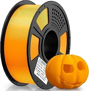 Geeetech GEEETECH PLA Filament, 0.5kg/500g Spool (1.1 LBS), Dimensional Accuracy ± 3D Printer Filament, Low Warping & High-Speed Printing, Fits Most FDM 3D Printers (Orange)