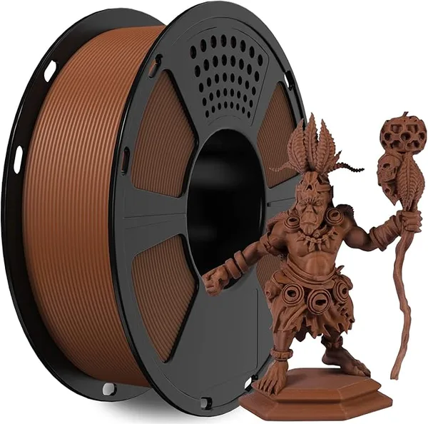 GiantArm GIANTARM PLA Filament,Matte Brown 3D Printer Filament, Matte PLA 1KG Spool(2.2lb),Dimensional Accuracy +/-,3D Filament for Bambu Lab