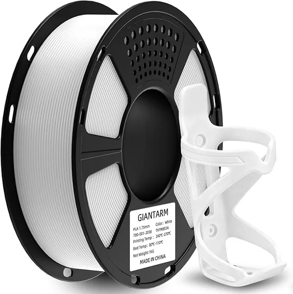 GiantArm GAINTARM ASA Filament,Premium Weather & UV Resistant White 3D Printer Filament,Ideal for Outdoor Functional Parts,Dimensional Accuracy +/-,1kg Spool (2.2lbs)