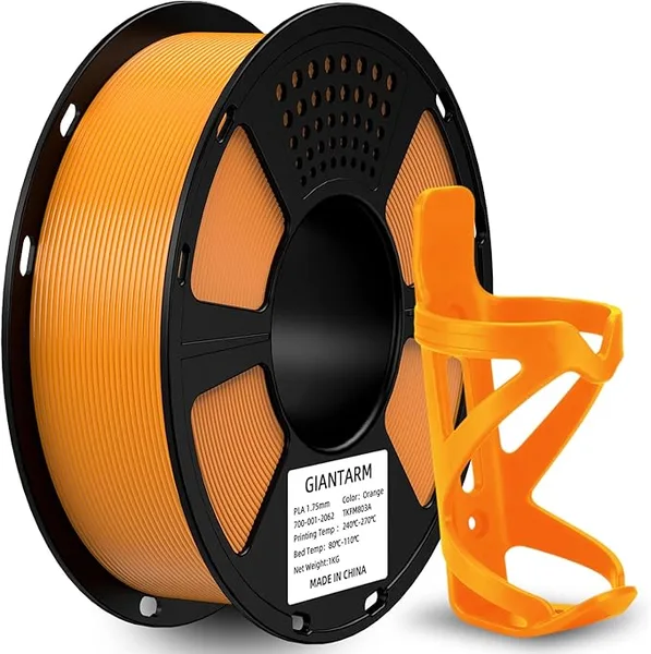 GiantArm GAINTARM ASA Filament,Premium Weather & UV Resistant Orange 3D Printer Filament,Ideal for Outdoor Functional Parts,Dimensional Accuracy +/-,1kg Spool (2.2lbs)