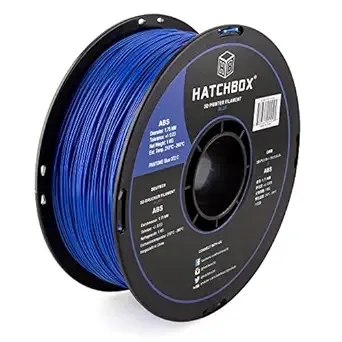 HATCHBOX HATCHBOX ABS 3D Printer Filament, Dimensional Accuracy +/-, 1 kg Spool, Blue