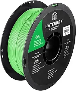 HATCHBOX HATCHBOX PLA PRO+ 3D Printer Filament, Dimensional Accuracy +/-, 1 kg Spool, Neon Green