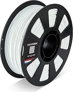 HATCHBOX HATCHBOX PLA MAX V2 Black 3D Printer Filament Made in The USA Diameter 1 KG Spool, Premium USA Made 3D Printing Filament