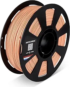 HATCHBOX HATCHBOX PLA MAX V2 Peach 3D Printer Filament Made in the USA Diameter 1 KG Spool, Premium USA Made 3D Printing Filament