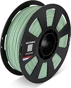 HATCHBOX HATCHBOX PLA MAX V2 Sage Green 3D Printer Filament Made in the USA Diameter 1 KG Spool, Premium USA Made 3D Printing Filament