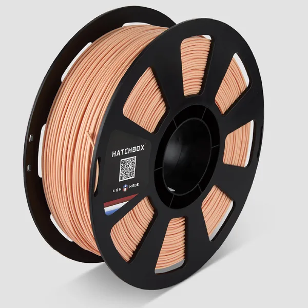 HATCHBOX PEACH PLA MAX V2 FILAMENT -, 1KG SPOOL