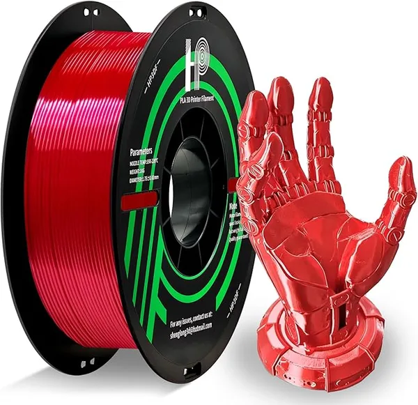 HP3DF PLA Silk Silk Red