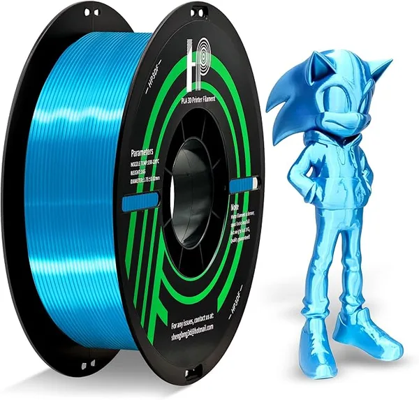 HP3DF PLA Silk Silk Blue