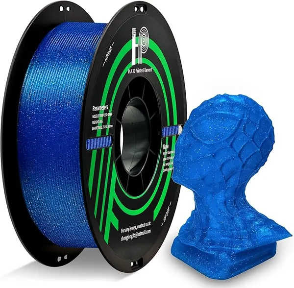 HP3DF PLA Glitter Blue