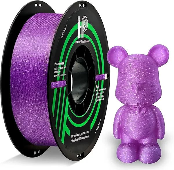 HP3DF PLA Glitter Purple