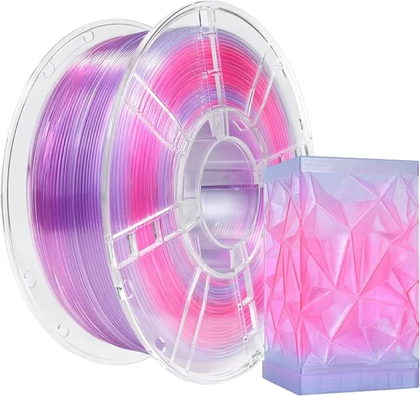 iBoss PLA+ Transparent Rose Red Light Blue