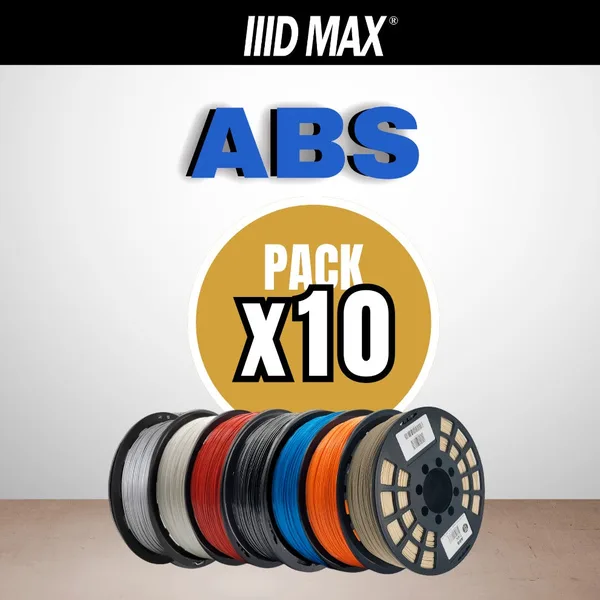 IIID Max 10 x 1kg ABS Filament Pack