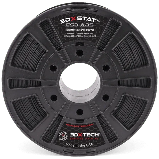 IIID Max 3DXSTAT" ESD-ABS 3D Printer Filament by 3DXTech Made in USA 750g