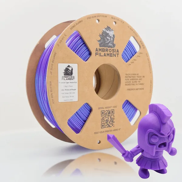 IIID Max AMBROSIA Dolos Color Shifting ASA Filament of the Gods - 1KG Bambu AMS Friendly Cardboard Spools Premium 3D Printing Filament