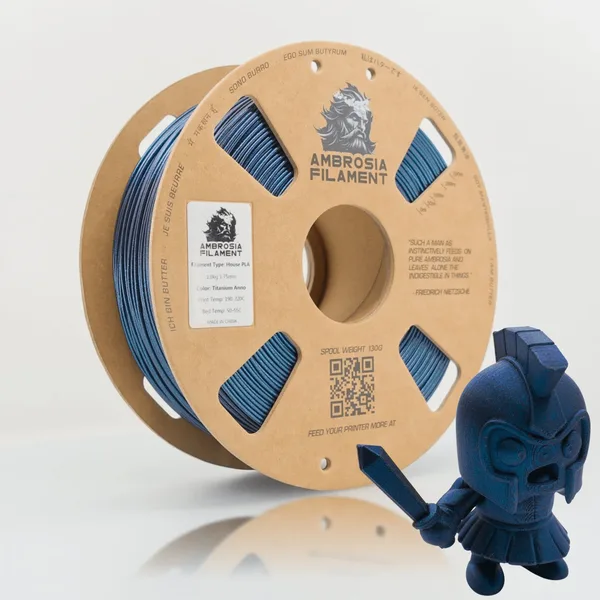 IIID Max AMBROSIA Dolos Color Shifting PLA Filament of the Gods - 1KG Bambu AMS Friendly Cardboard Spools Premium 3D Printing Filament