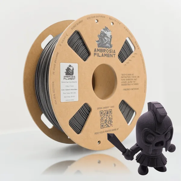 IIID Max AMBROSIA Galactic (Sparkle) PLA Filament of the Gods - 1KG Bambu AMS Friendly Cardboard Spools Premium 3D Printing Filament