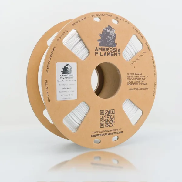 IIID Max AMBROSIA PETG Filament of the Gods - 1KG Bambu AMS Friendly Cardboard Spools Premium 3D Printing Filament
