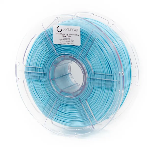 IIID Max Blue Chip Marble PLA Filament, 1kg