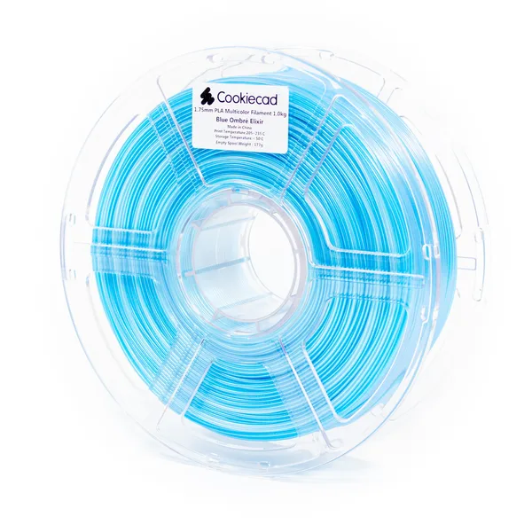 IIID Max Blue Ombré Elixir PLA Filament, 1kg