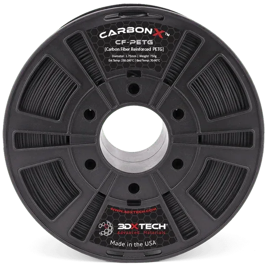 IIID Max CarbonX PETG+CF 3D Printer Filament by 3DXTech Made in USA 750g