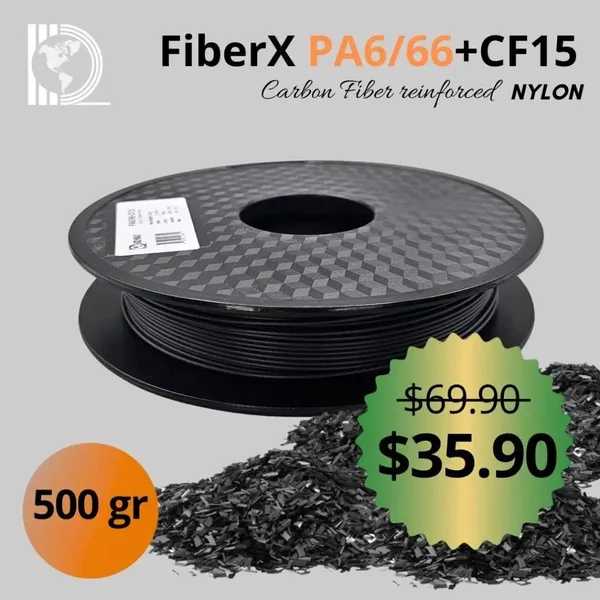 IIID Max IIID Max - FiberX PA6/66+CF15 500gr Filament