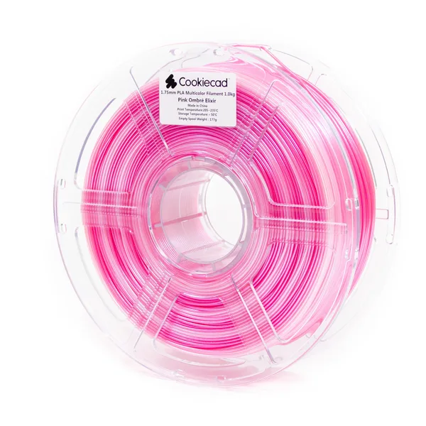 IIID Max Pink Ombré Elixir PLA Filament, 1kg