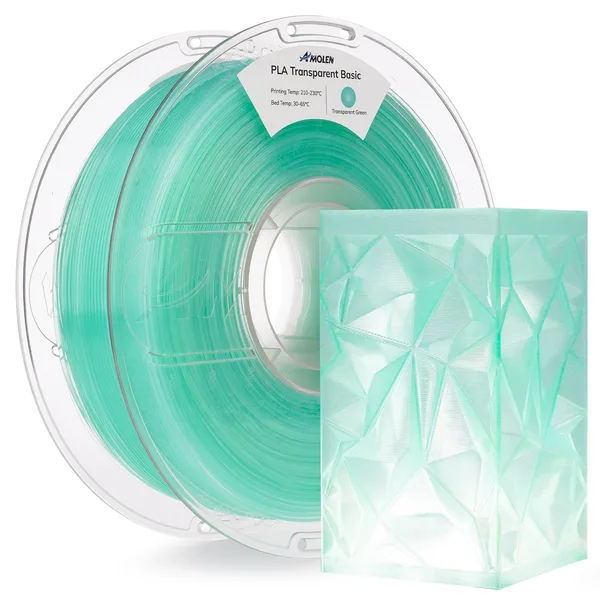 IIID Max PLA Crystal-Transparent, 1KG/2.2LB