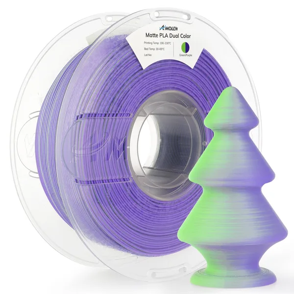 IIID Max PLA Matte Dual Filament, 1KG/2.2LB