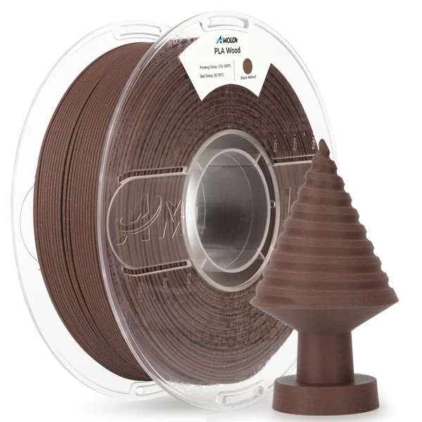 IIID Max PLA Wood Black
