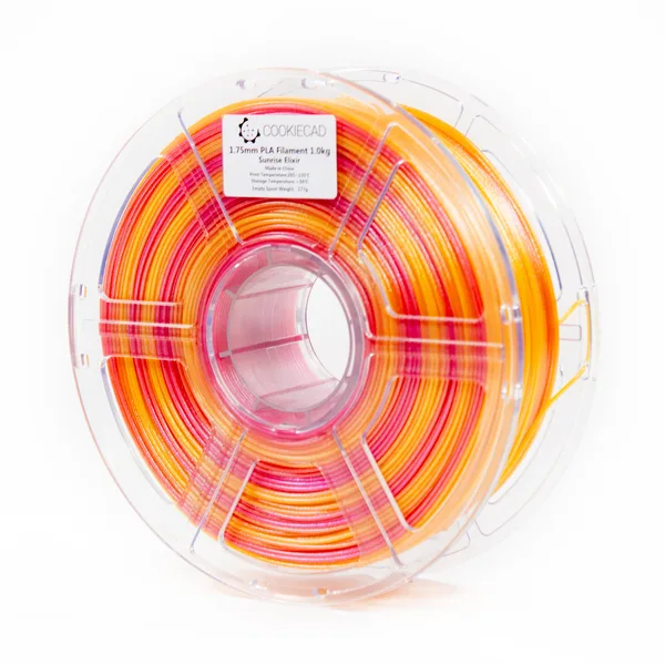 IIID Max Sunrise Elixir (pink → orange → yellow) PLA Filament, 1kg