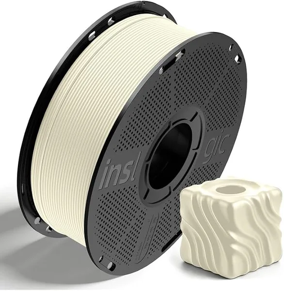 Inslogic 3D PLA Matte Bone White