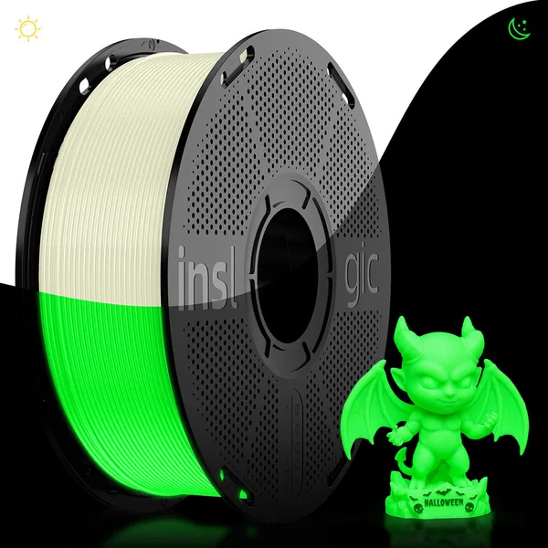 Inslogic 3D Inslogic Glow in The Dark PLA Filament
