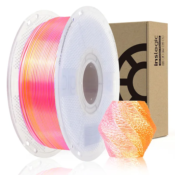 Inslogic 3D Inslogic Multicolor Silk PLA Filament (Dual-Color, Tri-Color)