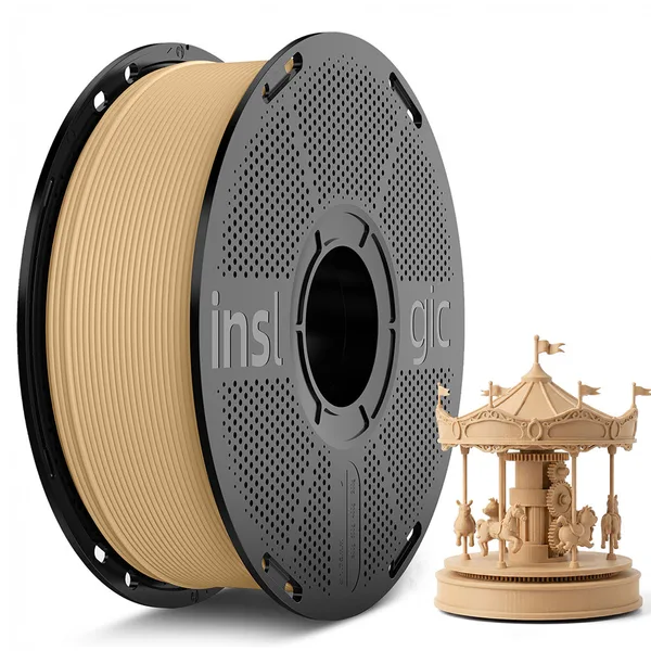 Inslogic 3D PLA Maple (HEX - #E0C8B4)