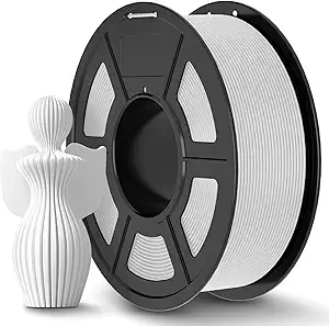 JAYO JAYO PLA+ Filament White 1.1KG, PLA Plus 3D Printer Filament