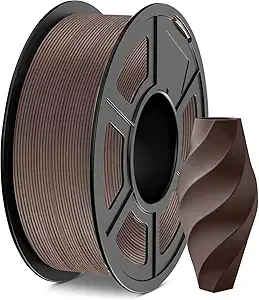 JAYO JAYO Wood PLA Filament 1.1KG, Real Wood Fiber 3D Printer Filament, 15% Fibers Added, Dimensional Accuracy +/-, 2.2lbs/Spool for Most FDM 3D Printers, Walnut