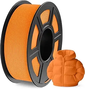 JAYO JAYO Matte PLA 3D Printer Filament Orange, Matte Surface Conceals Layer Lines Filament, 1.1kg (2.42 lbs) Spool, Accuracy +/-, Fit Most FDM Printers